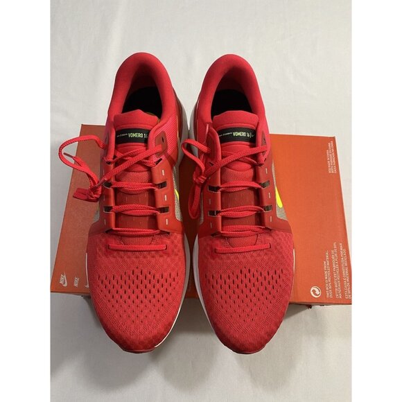 New Mens Size 14 Red Nike Air Zoom Vomero 16 Running Shoes DA7245 600 - Picture 2 of 10